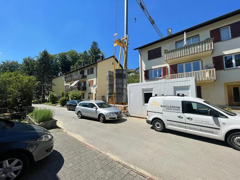 Kernsanierung Mehrfamilienhaus in Elsau mit 9 Wohnungen – Elektroinstallation Beni's Söhne Elektro GmbH